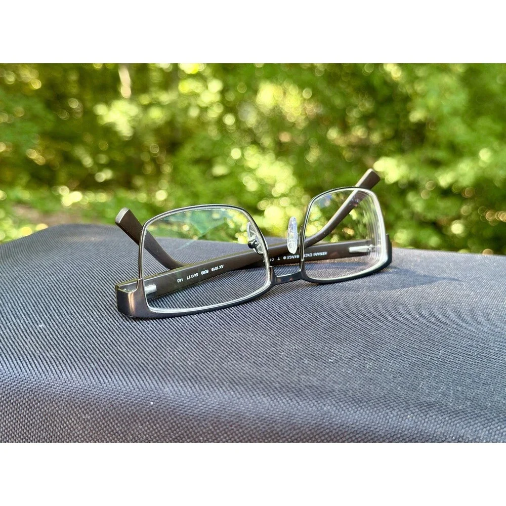 Armani Exchange AX1019 6001 Matte Brown Eyeglasses Frames Men's 54/17 140 A|X